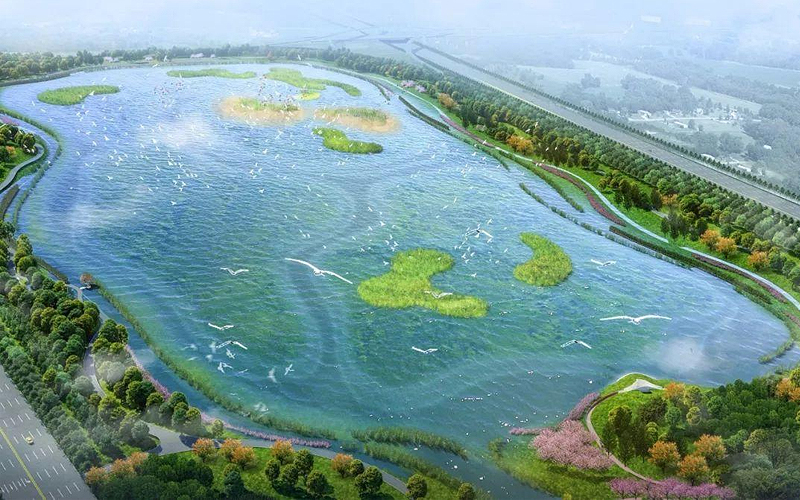 澄碧河水库环湖有机生态农业示范工程