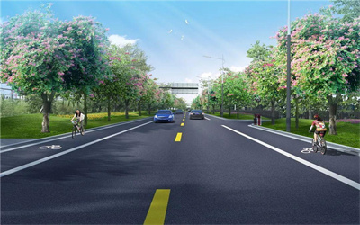 来宾市河南工业园工业大道道路翻修工程